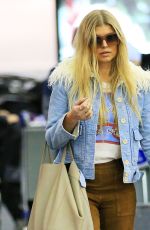 STACY FERGIE FERGUSON Arrives at JFK Airport in New York 10/21/2015