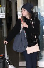 SUKI WATERHOUSE at Eurostar Train Station in London 08/10/2015