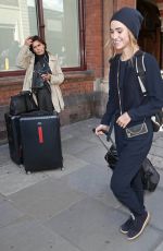 SUKI WATERHOUSE at Eurostar Train Station in London 08/10/2015