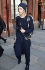 SUKI WATERHOUSE at Eurostar Train Station in London 08/10/2015