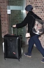 SUKI WATERHOUSE at Eurostar Train Station in London 08/10/2015