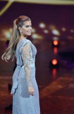 SYLVIE MEIS at Stepping Out Finale Show in Cologne 10/16/2015