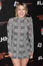TAYLOR SPREITLER at Los Angeles Haunted Hayride Black Carpet Premiere Night in Los Angeles 10/04/2015