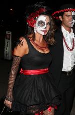 TINA FEY at Casa Tequila Halloween Party in Beverly Hills 10/30/2015