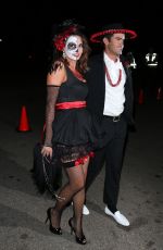 TINA FEY at Casa Tequila Halloween Party in Beverly Hills 10/30/2015