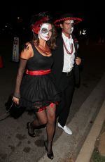 TINA FEY at Casa Tequila Halloween Party in Beverly Hills 10/30/2015