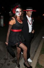 TINA FEY at Casa Tequila Halloween Party in Beverly Hills 10/30/2015