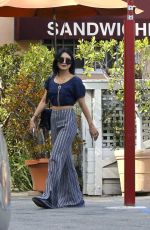 VANESSA HUDGENS Heading to Bellwood Bakery in Studio City 10/24/2015
