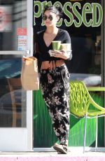 VANESSA HUDGENS Leaves Breakroom Cafe in Studio City 10/27/2015