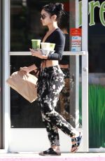VANESSA HUDGENS Leaves Breakroom Cafe in Studio City 10/27/2015