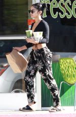 VANESSA HUDGENS Leaves Breakroom Cafe in Studio City 10/27/2015