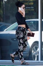 VANESSA HUDGENS Leaves Breakroom Cafe in Studio City 10/27/2015