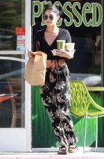 VANESSA HUDGENS Leaves Breakroom Cafe in Studio City 10/27/2015