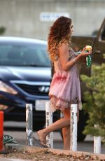VANESSA HUDGENS on the Set of Freaks of Nature in Los Angeles 09/30/2015