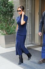 VICTORIA BECKHAM Out and About in New York 10/27/2015