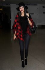VICTORIA JUSTICE at LAX Airport in Los Angeles 10/14/2015