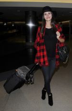 VICTORIA JUSTICE at LAX Airport in Los Angeles 10/14/2015