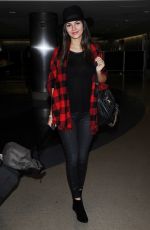 VICTORIA JUSTICE at LAX Airport in Los Angeles 10/14/2015