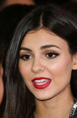 VICTORIA JUSTICE at Sherlock Holmes Premiere in Los Angeles 10/15/2015