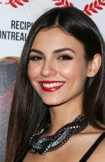 VICTORIA JUSTICE at Sherlock Holmes Premiere in Los Angeles 10/15/2015