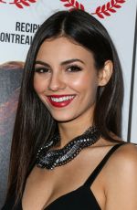 VICTORIA JUSTICE at Sherlock Holmes Premiere in Los Angeles 10/15/2015