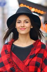 VICTORIA JUSTICE Out and About in New York 10/14/2015