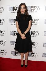 WINONA RYDER at Experimenter Premiere at 53rd New York Film Festival 10/06/2015