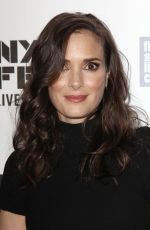 WINONA RYDER at Experimenter Premiere at 53rd New York Film Festival 10/06/2015