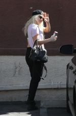 WITNEY CARSON Arrives at DWTS Studio in Hollywood 09/29/2015