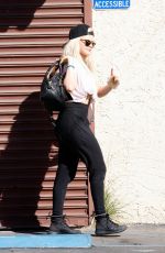 WITNEY CARSON Arrives at DWTS Studio in Hollywood 09/29/2015