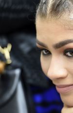 ZENDAYA at Emanuel Ungaro Fashion Show in Paris 10/04/2015