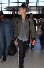 ZENDAYA COLEMAN Arrives at LAX Airport in Los Angeles 10/01/2015