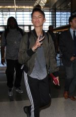 ZENDAYA COLEMAN Arrives at LAX Airport in Los Angeles 10/01/2015