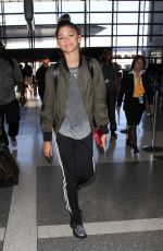 ZENDAYA COLEMAN Arrives at LAX Airport in Los Angeles 10/01/2015