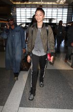 ZENDAYA COLEMAN Arrives at LAX Airport in Los Angeles 10/01/2015