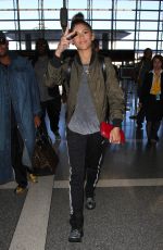 ZENDAYA COLEMAN Arrives at LAX Airport in Los Angeles 10/01/2015