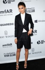 ZENDAYA COLEMAN at amfAR