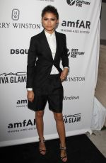 ZENDAYA COLEMAN at amfAR