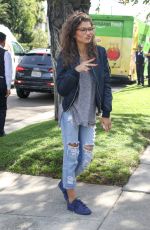 ZENDAYA COLEMAN at Just Jared Fall Fun Day in Los Angeles 10/24/2015