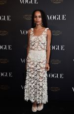 ZOE KRAVITZ at Vogue