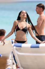 ZOE KRAVITZ in Bikini on the Beach in Miami 10/05/2015