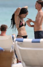 ZOE KRAVITZ in Bikini on the Beach in Miami 10/05/2015