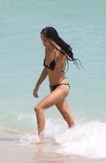ZOE KRAVITZ in Bikini on the Beach in Miami 10/05/2015