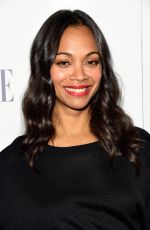 ZOE SALDANA at 2015 Elle Women in Hollywood Awards in Los Angeles 10/19/2015