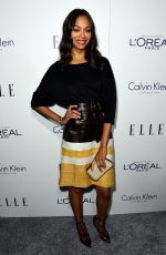 ZOE SALDANA at 2015 Elle Women in Hollywood Awards in Los Angeles 10/19/2015