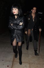 ZOEY DEUTCH Leaves Le Jardin Night Club in Hollywood 10/29/2015