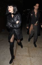 ZOEY DEUTCH Leaves Le Jardin Night Club in Hollywood 10/29/2015