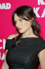 ZOOEY DEUTCH at rock the Kasbah Premiere in New York 10/19/2015