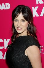 ZOOEY DEUTCH at rock the Kasbah Premiere in New York 10/19/2015