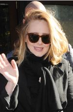 ADELE Leaves Her Hotel in New York 11/17/2015